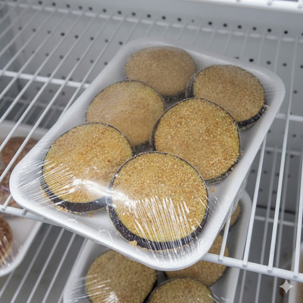 Bastoncitos de queso empanizados en bandeja